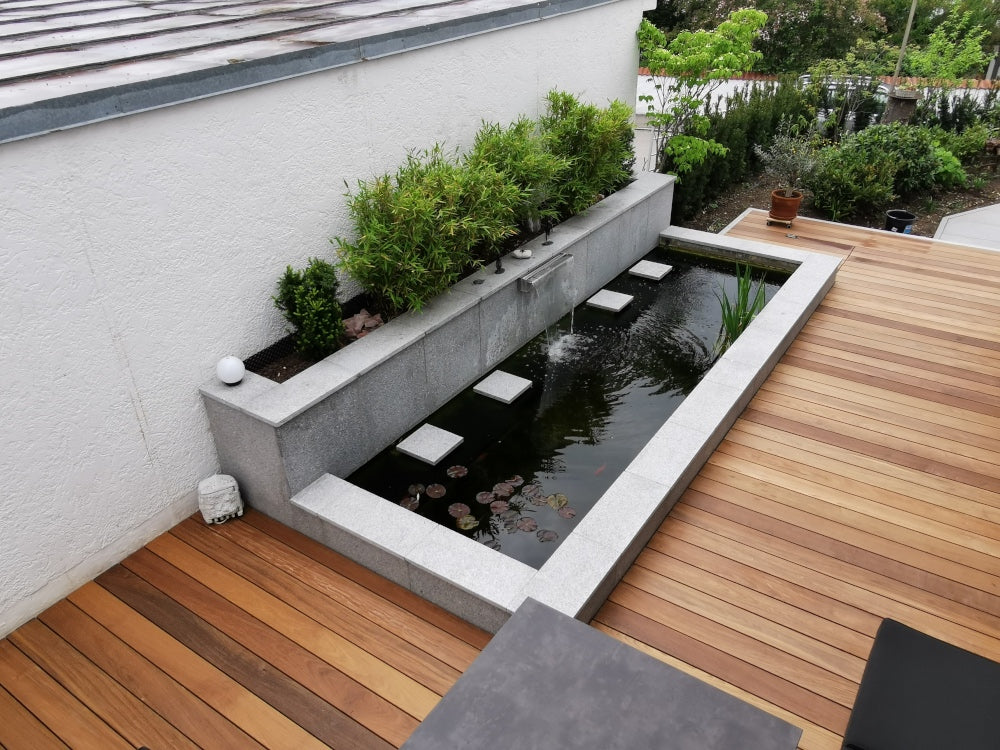 Ipe Terrassendielen, 19x140 mm, KD, glatt/glatt, aus Bolivien