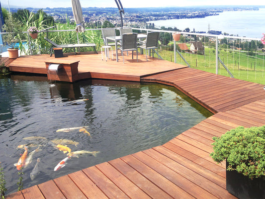 Ipe Terrassendielen 21x120 mm AD, glatt/glatt, aus Bolivien