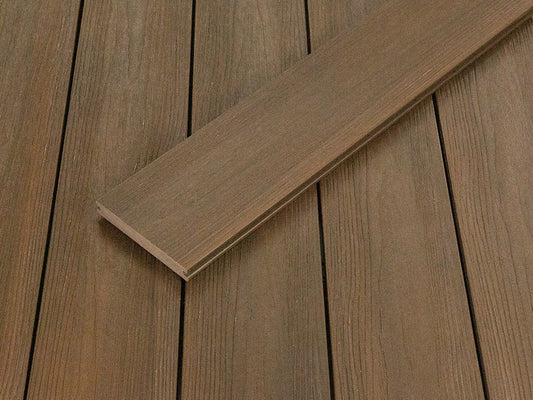 KAHRS BPC Terrassendielen, 20x140 mm, Massiv, Walnut, strukturiert, co-extrudiert