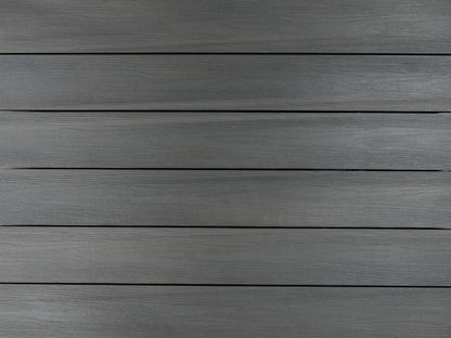 KAHRS BPC Terrassendielen, 20x140 mm, Massiv, Medium Grey, strukturiert, co-extrudiert