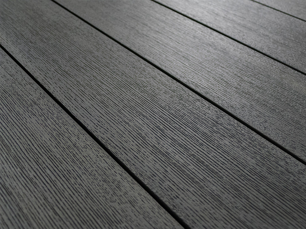 KAHRS BPC Terrassendielen, 20×140mm, Massiv, Medium Grey, strukturiert, co-extrudiert – Bild 12