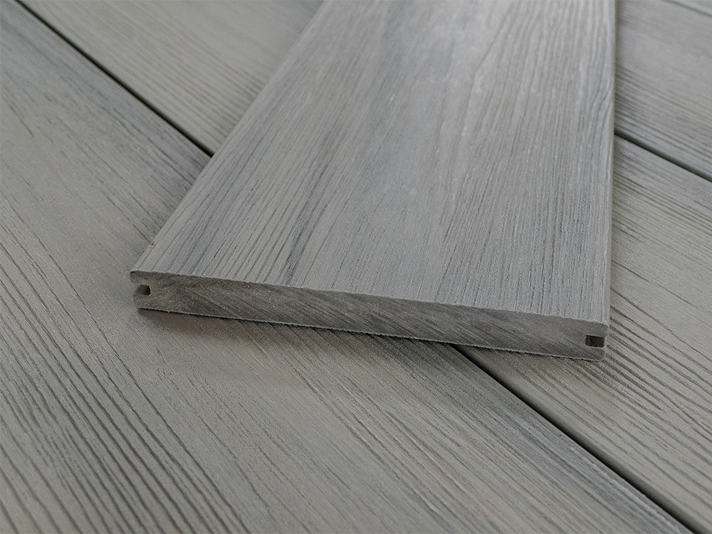 KAHRS BPC Terrassendielen, 20×210mm, Massiv XL, Silver gum, strukturiert, co-extrudiert – Bild 7