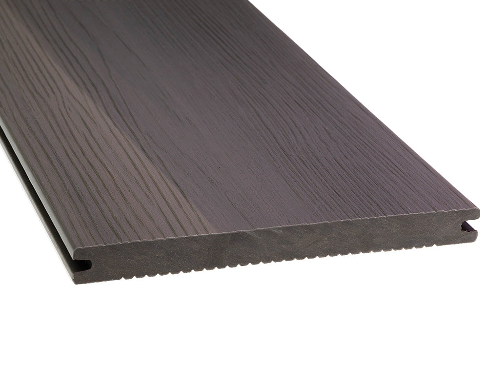 KAHRS BPC Terrassendielen, 20x210 mm, Massiv XL, Silver gum, strukturiert, co-extrudiert