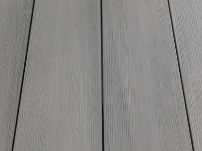 KAHRS BPC Terrassendielen, 20x210 mm, Massiv XL, Silver gum, strukturiert, co-extrudiert