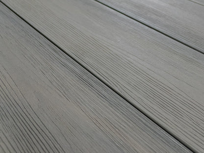 KAHRS BPC Terrassendielen, 20×210mm, Massiv XL, Silver gum, strukturiert, co-extrudiert – Bild 12