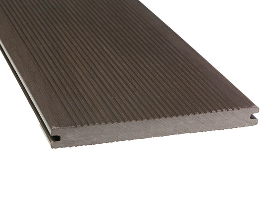 KAHRS BPC Terrassendielen, 20x210 mm, Massiv XL, Walnut, strukturiert, co-extrudiert