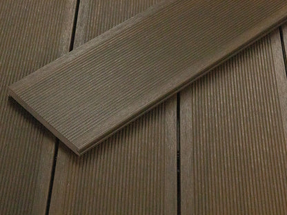 KAHRS BPC Terrassendielen, 20x210 mm, Massiv XL, Walnut, strukturiert, co-extrudiert