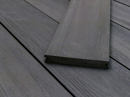KAHRS BPC Terrassendielen, 20×136mm, Vollprofil, Silver Gum, strukturiert, coextrudiert