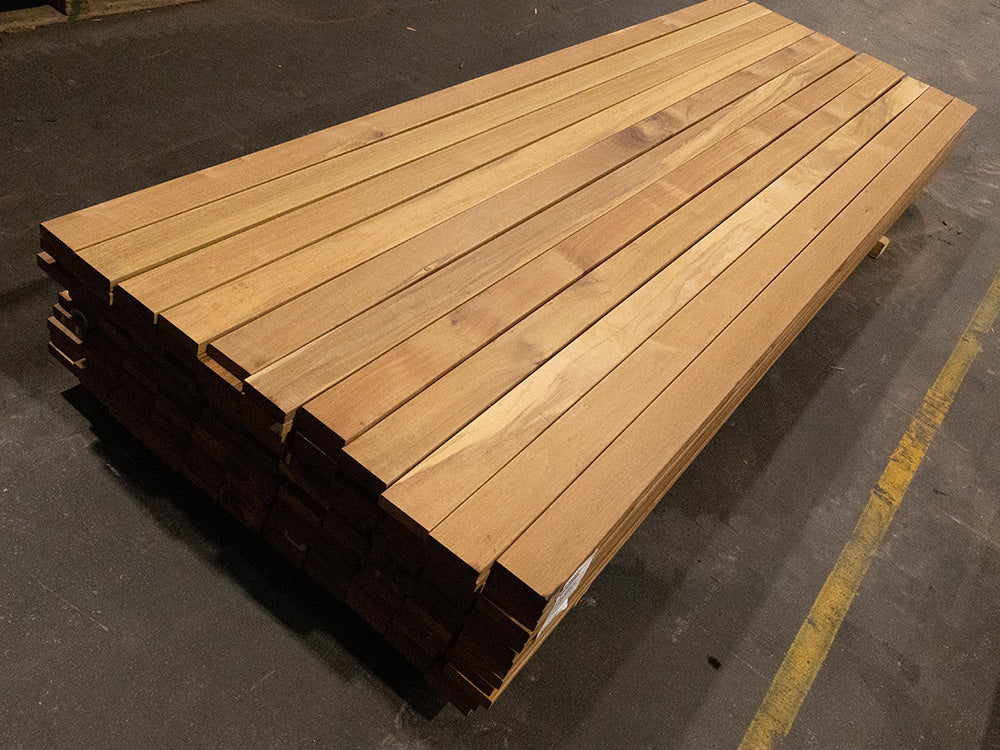 Guyana Ipe (Tanimbuca) Terrassendielen, 25x90 mm, KD, glatt/glatt