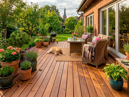 Guyana Ipe (Tanimbuca) Terrassendielen, 25x90 mm, KD, glatt/glatt