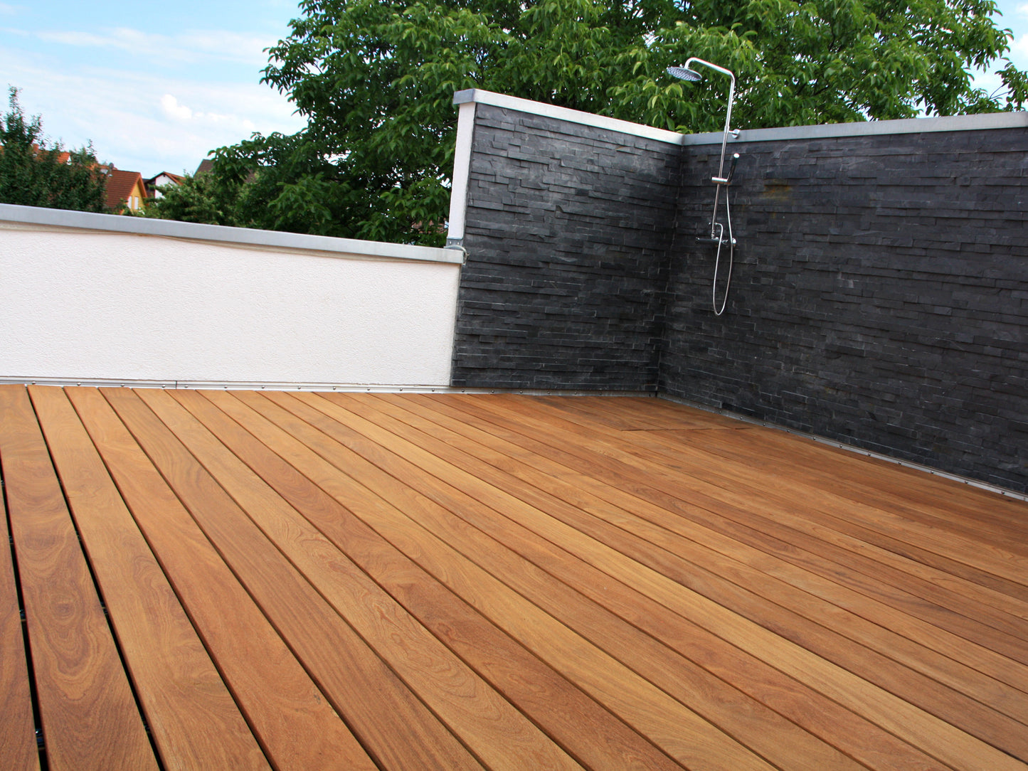 Cumaru Terrassendielen, 45x145 mm KD, glatt/glatt *Kurzlänge*