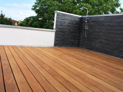 Cumaru Terrassendielen, 45x145 mm KD, glatt/glatt *Kurzlänge*