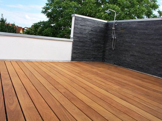 Cumaru Terrassendielen, 45x145 mm KD, glatt/glatt *Kurzlänge*