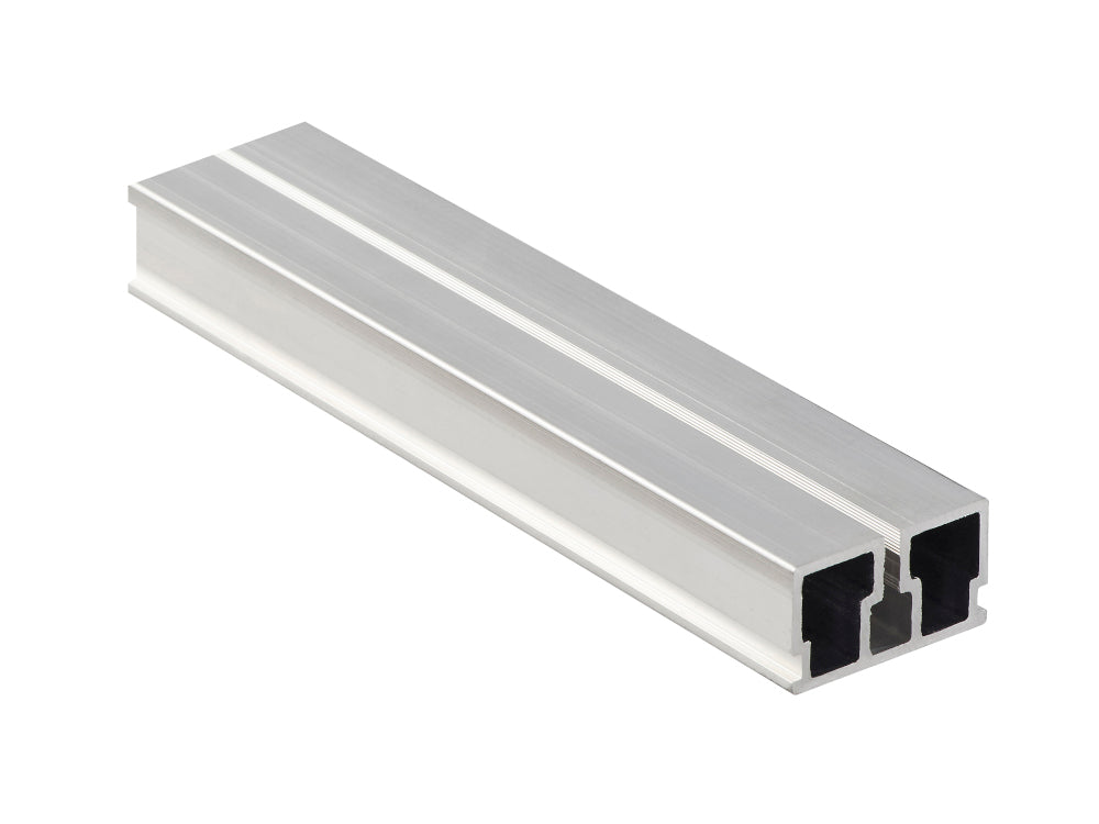 NATURinFORM Basisprofil ALU, 22,5x40 mm, Unterkonstruktion zum Klicken auf Terrassenfuß