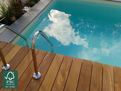 Cumaru Terrassendielen, 40x145 mm, KD, glatt/glatt