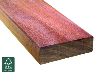 Cumaru Terrassendielen, 40x145 mm, KD, glatt/glatt