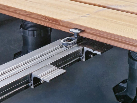 Karle & Rubner Flex-Auflage, für Dielenstoß auf der Karle & Rubner Alu-UK, 4 Stk./VE
