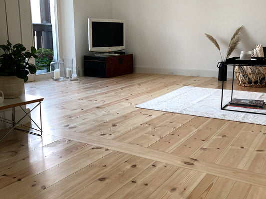 Kiefer Renovierungsdielen, 15x120 mm, Select, rundum Nut & Feder, mit Microfase Deckbreite 110 mm