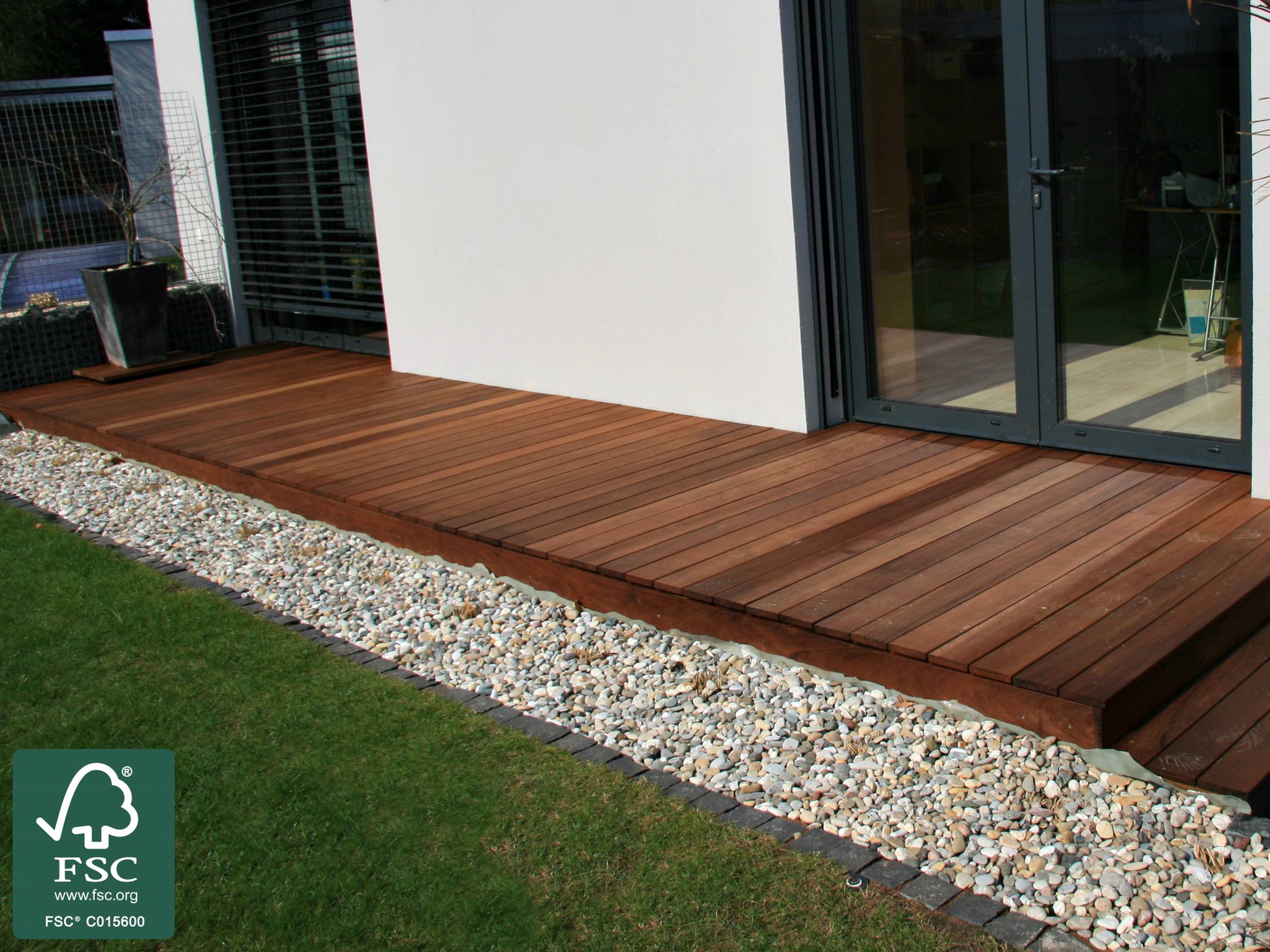 Ipe Terrassendielen, 25x140 mm, KD, glatt/glatt