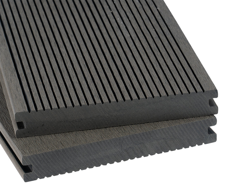 KAHRS BPC Terrassendielen LIGHT, 20x140 mm, Silver cedar, geriffelt/glatt, Massiv