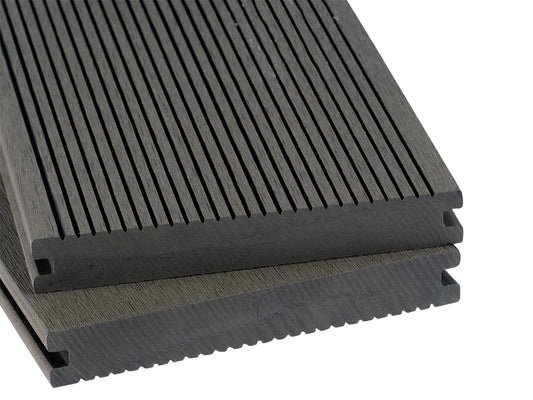 KAHRS BPC Terrassendielen LIGHT, 20x140 mm, Silver cedar, geriffelt/glatt, Massiv