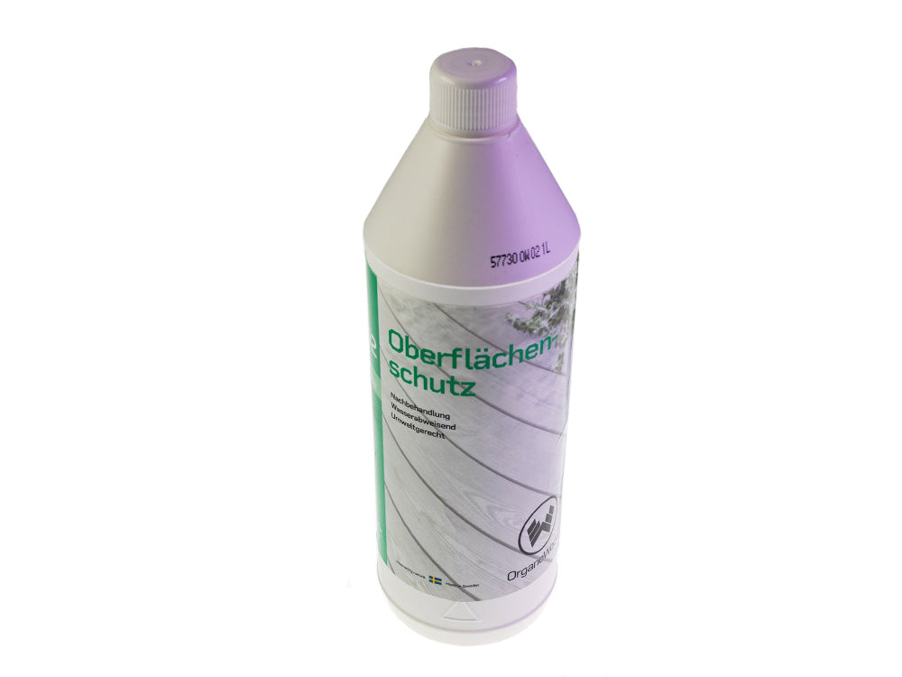 OrganoWood® 02. Holzschutz: Schmutz- und Wasserschutz, 1 Liter / Kanister
