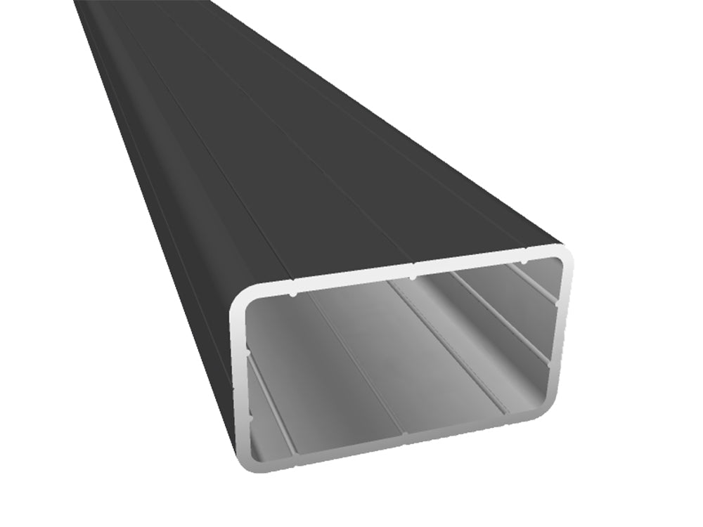 KAHRS Aluminium Unterkonstruktion, 29x49 mm, schwarz, *eco*