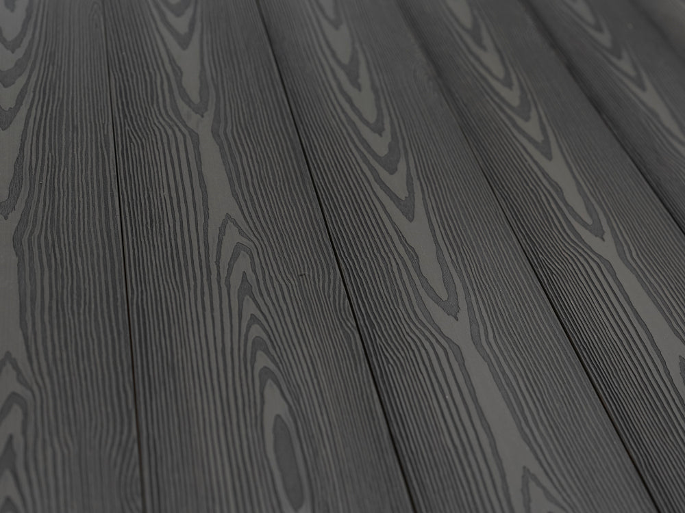 KAHRS BPC Terrassendielen, Natural Design, Massiv, 20x140 mm, Graueiche, strukturiert/gebürstet