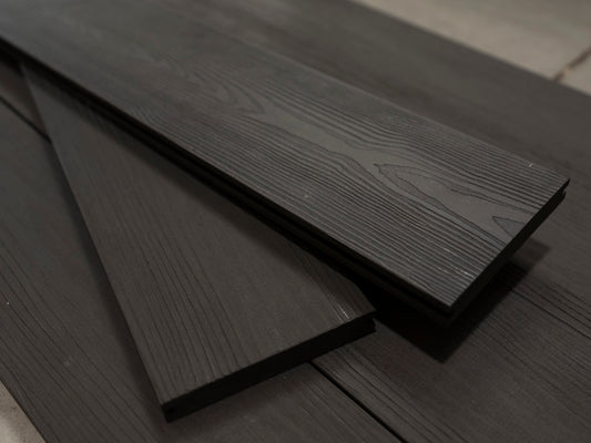 KAHRS BPC Terrassendielen, Natural Design, Massiv, 20x140 mm, Carboneiche, strukturiert/gebürstet