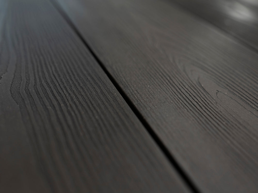 KAHRS BPC Terrassendielen, Natural Design, Massiv, 20x140 mm, Carboneiche, strukturiert/gebürstet