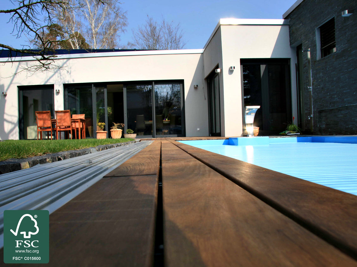 Ipe Terrassendielen, 21x143 mm, AD, glatt/glatt