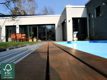 Ipe Terrassendielen, 21x143 mm, AD, glatt/glatt