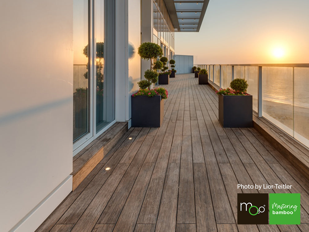 MOSO® Bambus Terrassendielen, 20×208mm, Bamboo X-treme®, fein/gebürstet, geölt mit Woca – Bild 10