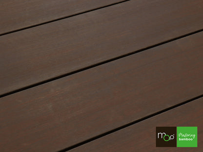 MOSO® Bambus Terrassendielen, 20x208 mm, Bamboo X-treme®, fein/gebürstet, geölt mit Woca
