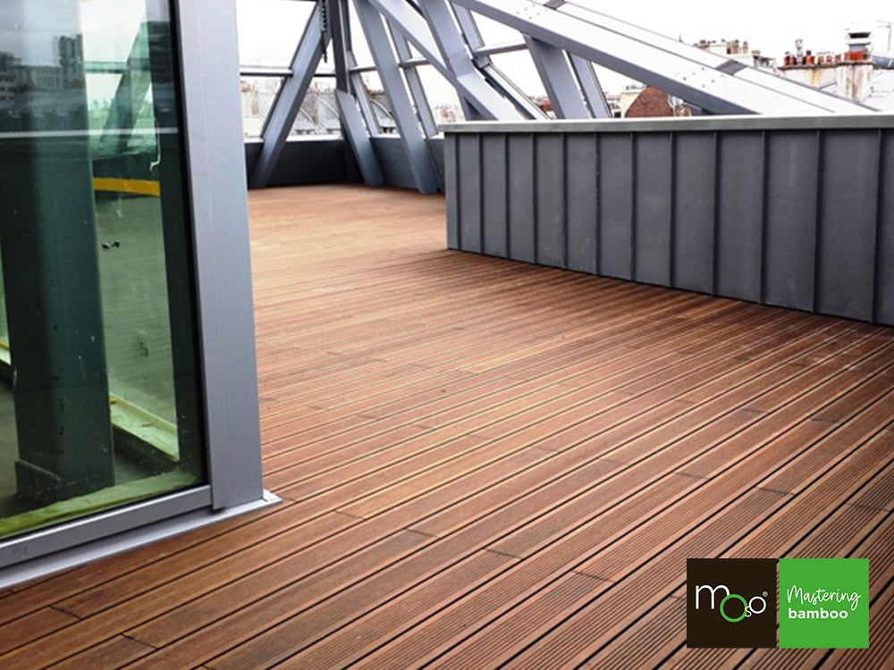 MOSO® Bambus Terrassendielen, 20×178mm, Bamboo X-treme®, grob/glatt, geölt mit Woca – Bild 10