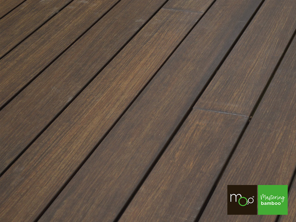 MOSO® Bambus Terrassendielen, 20×155mm, Bamboo X-treme®, fein/gebürstet, geölt mit Woca – Bild 6