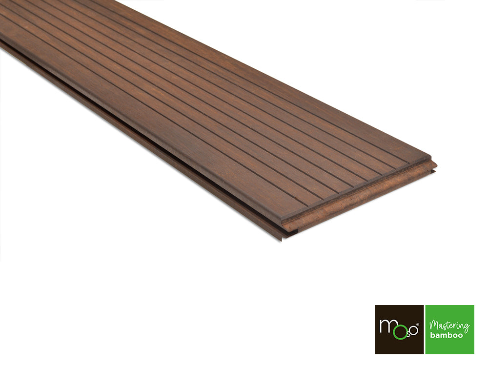 MOSO® Bambus Terrassendielen, 20×155mm, Bamboo X-treme®, fein/gebürstet, geölt mit Woca – Bild 5