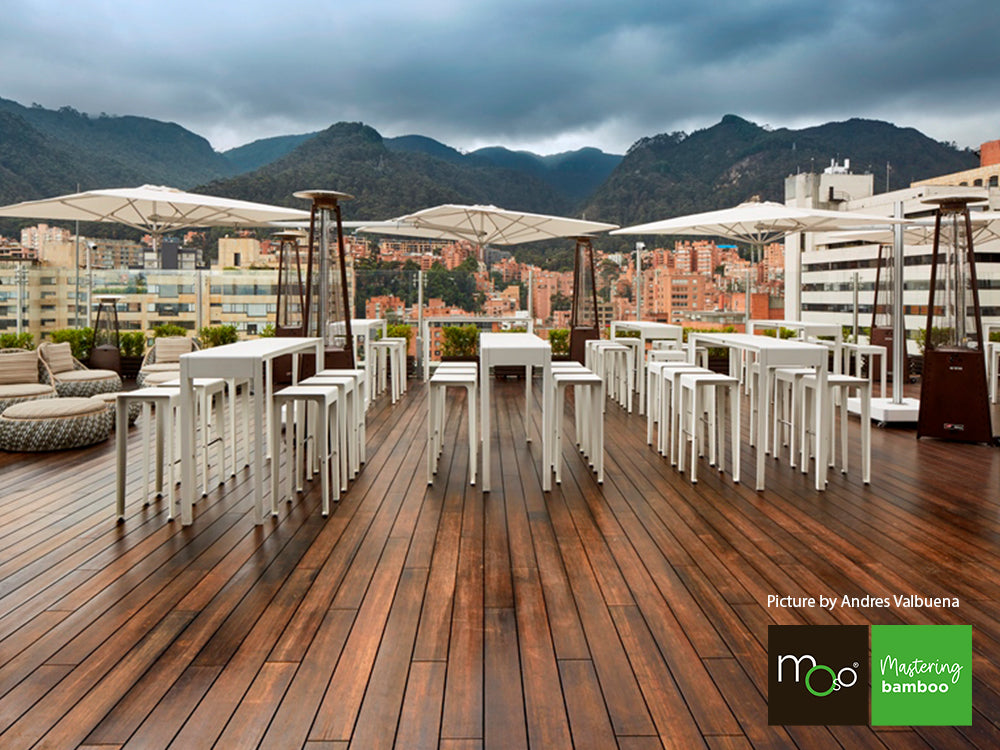 MOSO® Bambus Terrassendielen, 20×137mm, Bamboo X-treme®, grob/glatt, geölt mit Woca – Bild 10