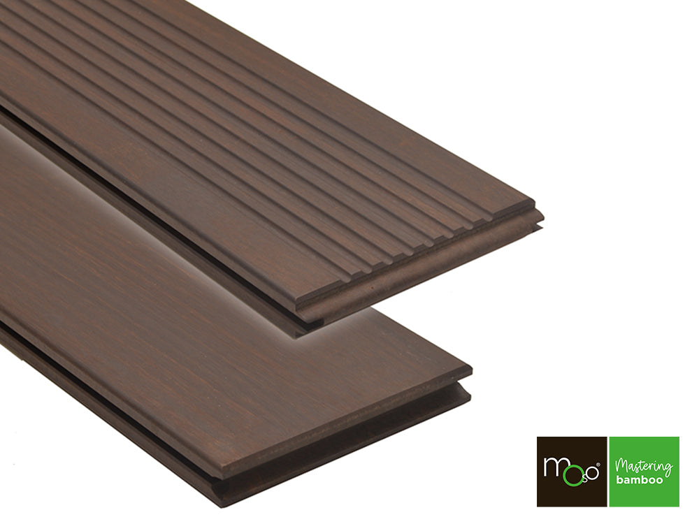 MOSO® Bambus Terrassendielen, 20×137mm, Bamboo X-treme®, grob/glatt, geölt mit Woca – Bild 5