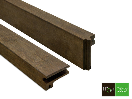 MOSO® Bambus Abschluss- und Treppenkantenprofil, 30x65 mm, Bamboo X-treme®, glatt, geölt mit Woca