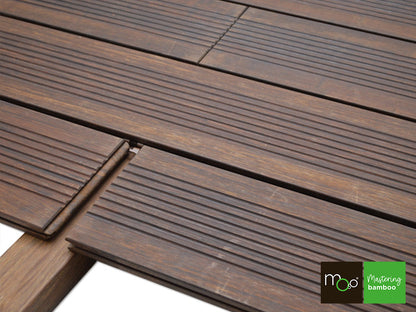 MOSO® Terrassendielen-Clips, asymmetrisch, V2A, braun, inkl. Schrauben & Bit, 90 Stück/VE – Bild 10