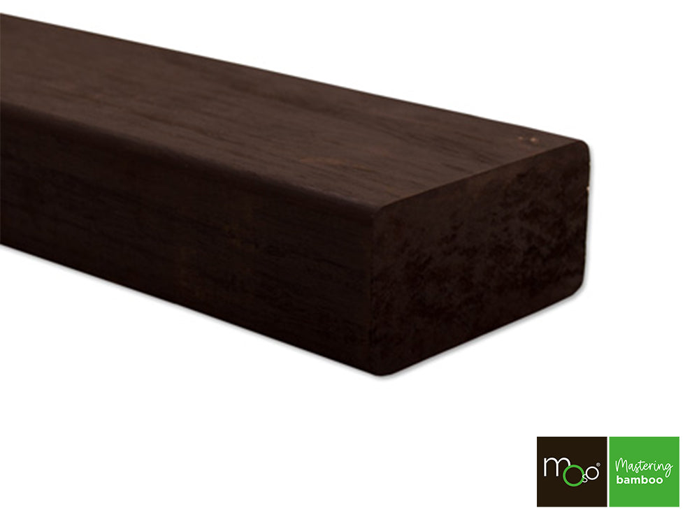 MOSO® Bambus Banklatten, 40x80 mm, Bamboo X-treme®, behandelt mit Sikkens WF 771 Ipe, Oberfläche gehobelt