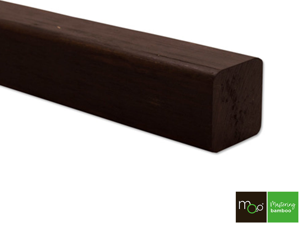 MOSO® Bambus Banklatten, 40x40 mm, Bamboo X-treme®, behandelt mit Sikkens WF 771 Ipe, Oberfläche gehobelt