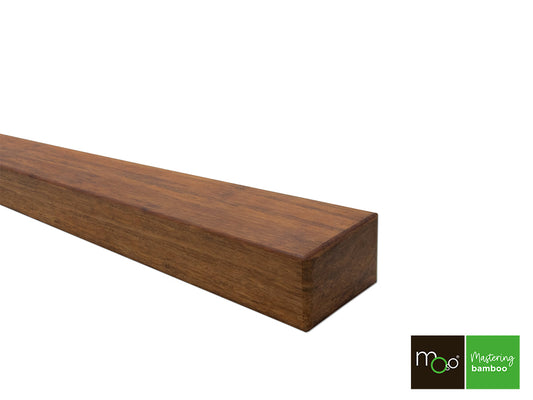 MOSO® Bambus Banklatten, 40x60 mm, Bamboo N-durance®, behandelt mit Sikkens WF 771 Ipe, Oberfläche gehobelt