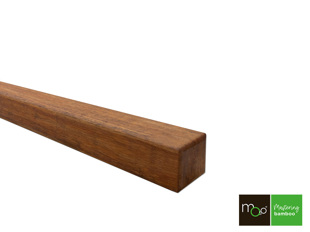 MOSO® Bambus Banklatten, 40x40 mm, Bamboo N-durance®, behandelt mit Sikkens WF 771 Ipe, Oberfläche gehobelt
