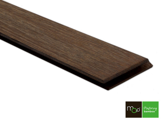 MOSO® Bambus Fassadenprofil, 18x100 mm, Bamboo X-treme®, unbehandelt, geschlossen