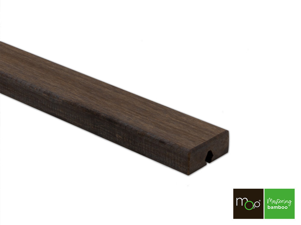 MOSO® Bambus Fassadenprofil Grad®, 20x45 mm, Bamboo X-treme®, unbehandelt