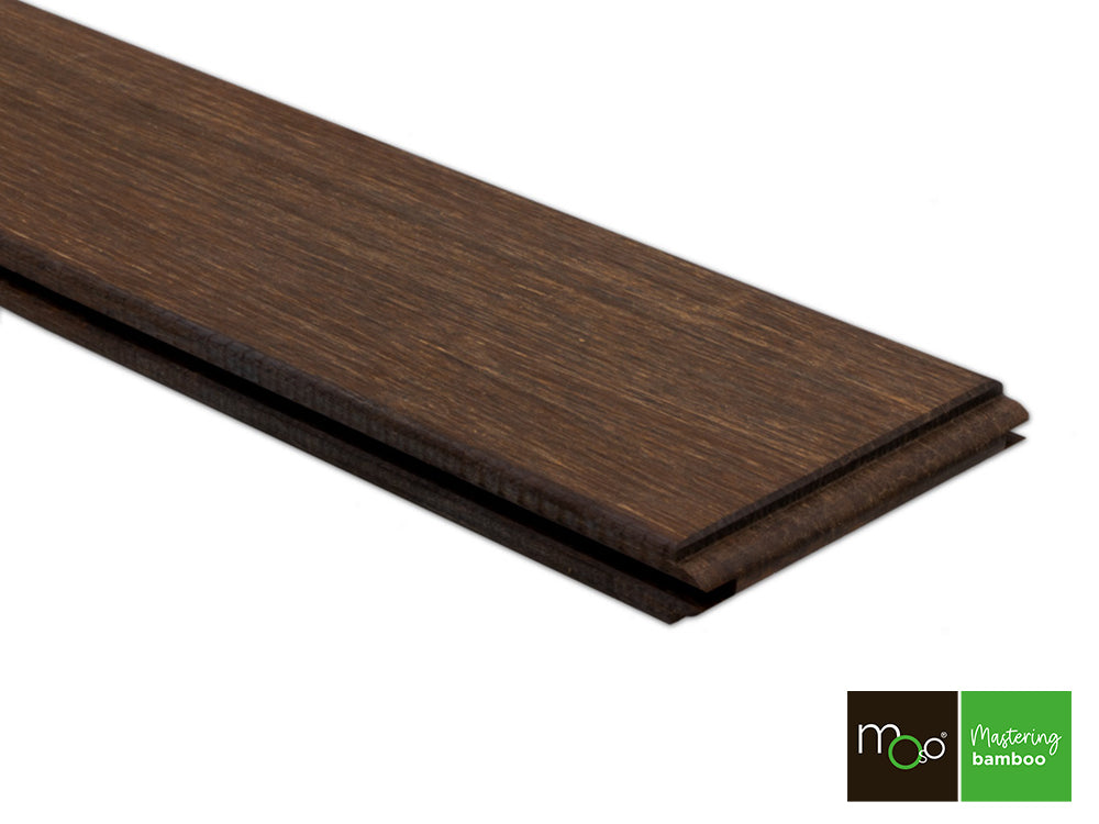MOSO® Bambus Fassadenprofil Varibo, 18x100 mm, Bamboo X-treme®, unbehandelt