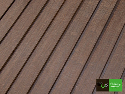 MOSO® Bambus Doppelrhombusprofil, 20x137 mm, Bamboo X-treme®, unbehandelt
