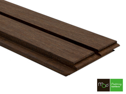 MOSO® Bambus Doppelrhombusprofil, 20x137 mm, Bamboo X-treme®, unbehandelt